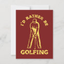 Zoek naar grappig golf briefkaarten Golfsport