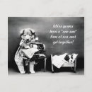 Recherche de chiens vintages cartes postales Mignon