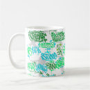 Recherche de style hippie tasses Cool