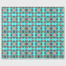 Zoek naar bloemen patroon cadeaupapier Geometrisch