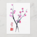 Recherche de fleur prune cartes postales Rose