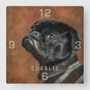 Recherche de chien carlin horloges Mignon