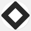 Recherche de diamant noir blanc autocollants Élégant