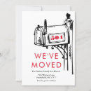 Recherche de notre nouvelle maison invitations Noir et blanc