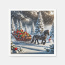 Zoek naar paard sneeuw servetten Sneeuwman