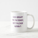 Zoek naar geduld mokken God