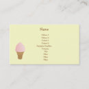 Recherche de cornet de crème glacée cartes visite Doux