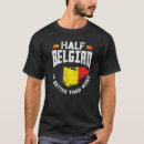 Recherche de drapeau belge tshirts Moitié