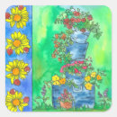 Recherche de seau autocollants Fleurs