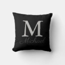 Recherche de couleur decorative pillow Initiale