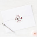 Recherche de cloches mariage autocollants Rose