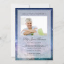Recherche de funeral invitations Bleu