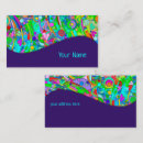 Recherche de peint à la main cartes visite Peinture