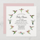 Recherche de colibris invitations Rose