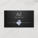 Recherche de pierres précieuses cartes visite Monogramme