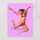 Recherche de de danse moderne cartes postales Danseuse