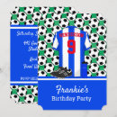 Recherche de football ticket invitations Bleu