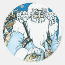 Recherche de noël antique autocollants Blanc