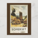 Recherche de village scene cartes postales Britannique