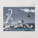 Recherche de mouette en vol cartes postales Plage