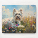 Recherche de westie tapis souris Mignon