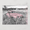 Recherche de voiture rose cartes postales Unique