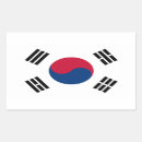 Zoek naar koreaanse stickers Zuid koreaanse vlag