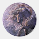 Recherche de licorne noire magnets Rose