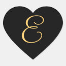 Recherche de lettre e autocollants Monogramme