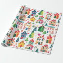 Recherche de maisons de noël papier cadeau Festif