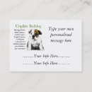 Recherche de bouledogue cartes visite Chiot