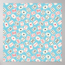 Zoek naar speelkaarten posters Blauw