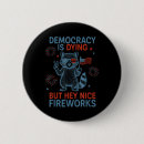 Zoek naar democratie buttons Blauw