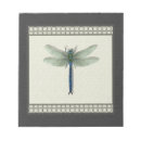 Recherche de libellules blocsnotes Bleu