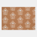 Recherche de gingembre papier cadeau Motif