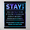 Zoek naar zelfmoord posters Preventie