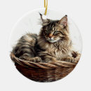 Recherche de tabby cat ornements Brun