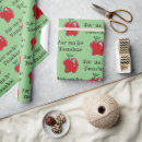 Zoek naar school cadeaupapier Appel
