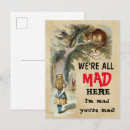 Recherche de cheshire chat cartes postales Lapin blanc