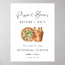 Recherche de pizza fête posters Simple