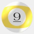 Recherche de numéro 9 autocollants Billard