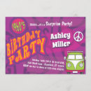 Recherche de hippie van invitations Fête des années 60