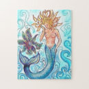 Recherche de peinture de sirène puzzles Peintures de sirènes