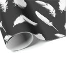 Recherche de plume blanche Noir et blanc