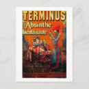 Recherche de absinthe cartes postales Vintage