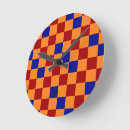 Recherche de orange bleu horloges Rouge