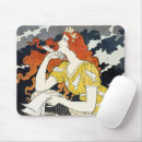 Recherche de cheveux rouges tapis souris Illustration