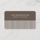 Recherche de peigne de cheveux cartes visite Moderne