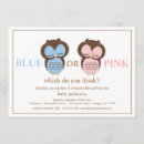 Recherche de petits hiboux invitations Bleu