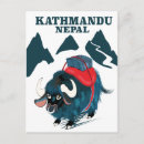 Recherche de yaks cartes postales Himalayen